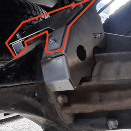 Isuzu DMAX 2021+ Rear Wire Plate DG-502 SKU: DG-502