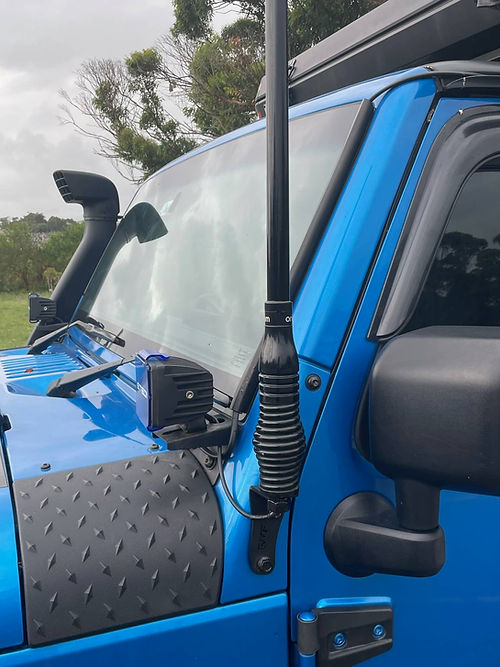 Jeep Wrangler JK Fender Aerial UHF bracket (FB-075) SKU: FB-075