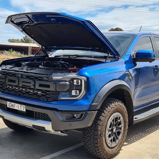 2022+ Ford RA Ranger / Everest / Raptor Bonnet Strut Kit 5 SKU: Strut-1005