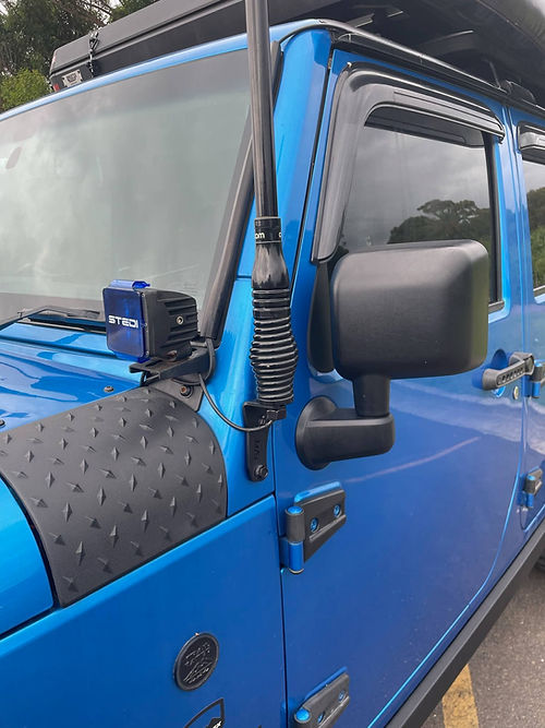 Jeep Wrangler JK Fender Aerial UHF bracket (FB-075) SKU: FB-075