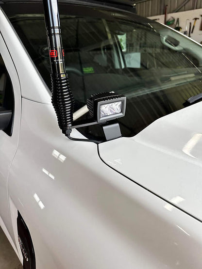Ford Ranger RA 2022+ Bonnet LED Brackets (TALL) LB-057-T SKU: LB-057-T