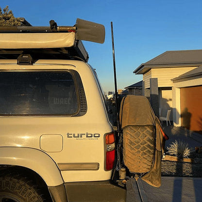 Land cruiser LC80 Aerial UHF Antenna tailgate Bracket TG-123 SKU: TG-0123