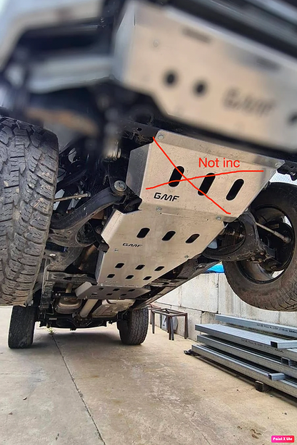 Isuzu Dmax 2021+ 6mm Aluminium UBP (3pc set) SKU: DMX-UBP-3pc