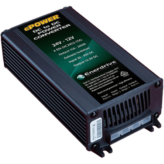 Enerdrive 24V – 12V / 15A Gal Iso EN-DC2412-15G