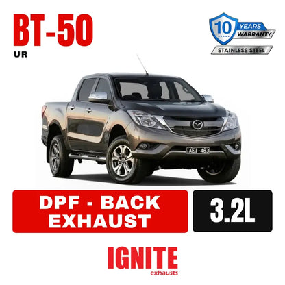 Mazda BT50 Exhaust 3.2L 3" DPF Back Systems