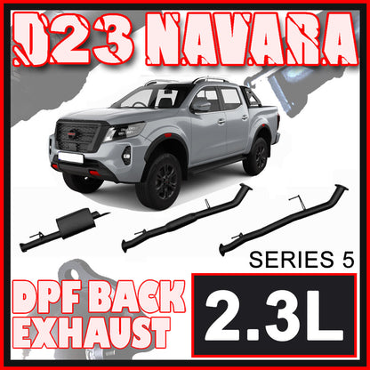 Nissan D23 Navara Exhaust Series 5 NP300 3" Systems