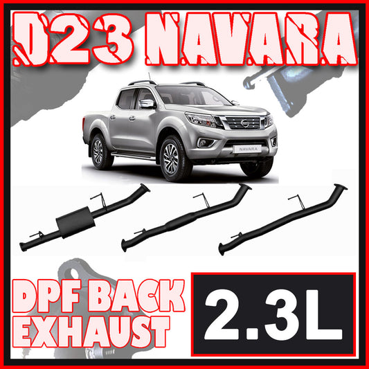 Nissan D23 Navara Exhaust NP300 3" Systems