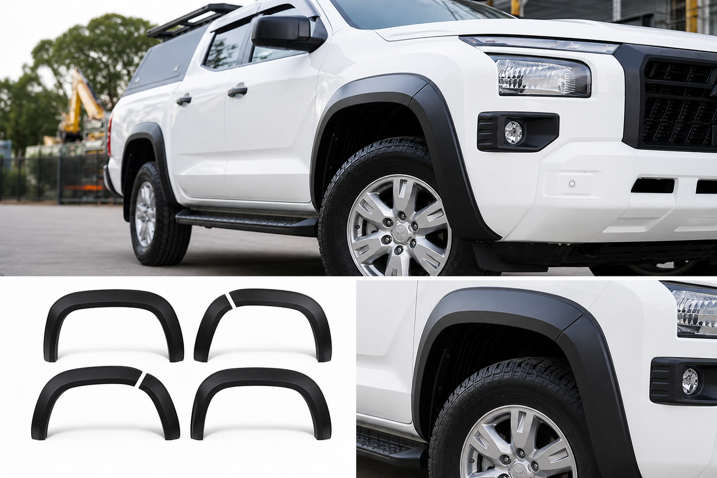$169 Mitsubishi Triton MV 2024+ Fender Flares (Front & Rear Set)