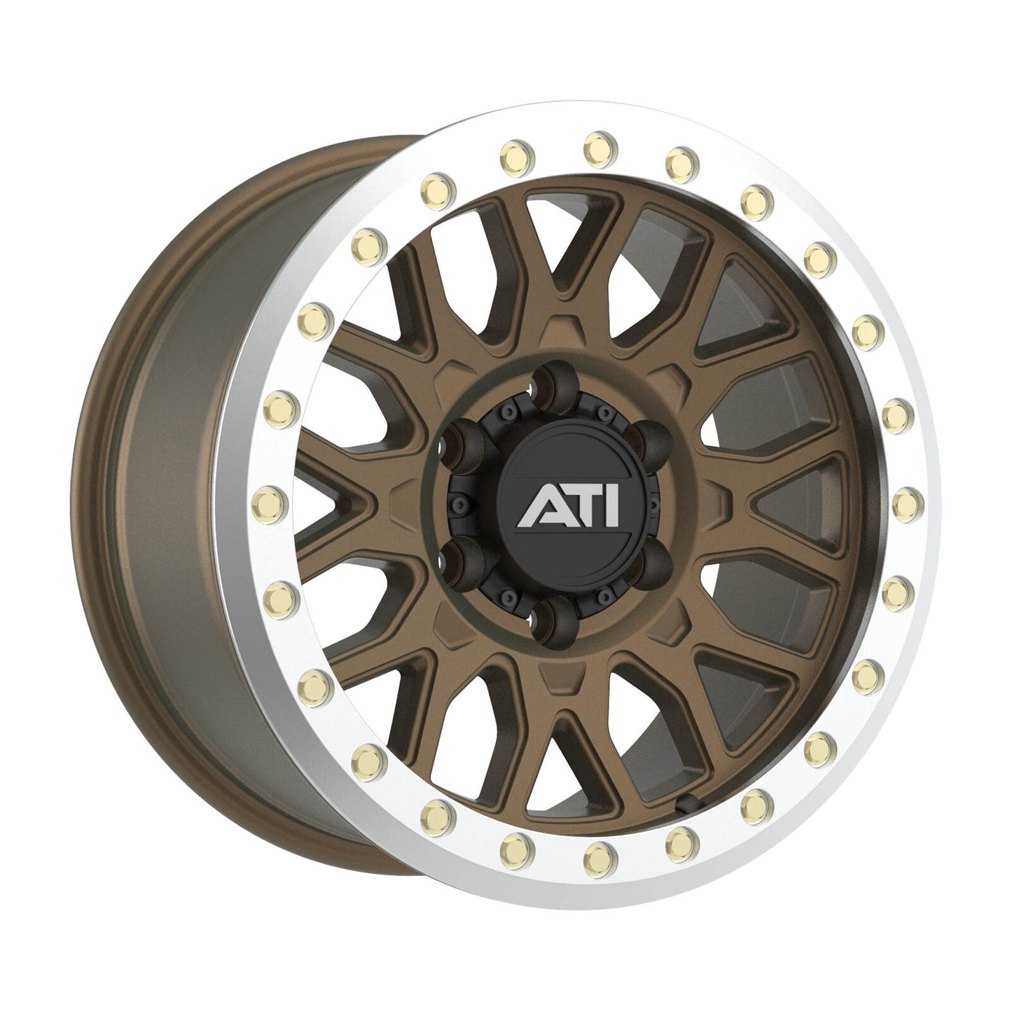 AT-01 17X8.5 HYBRID BEADLOCK WHEEL - BRONZE (6X139.7)