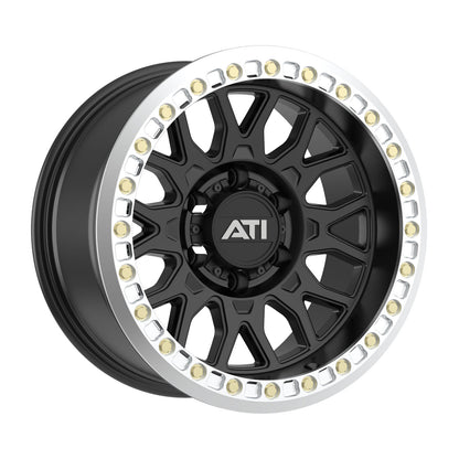 AT-01 17X8.5 HYBRID BEADLOCK WHEEL - BLACK (6X139.7)