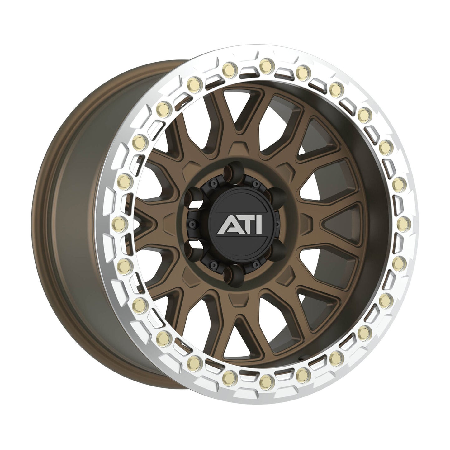 AT-01 17X8.5 HYBRID BEADLOCK WHEEL - BRONZE (5X150)