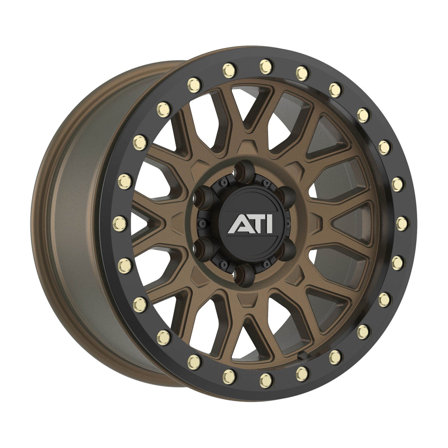 AT-01 17X8.5 HYBRID BEADLOCK WHEEL - BRONZE (6X139.7)