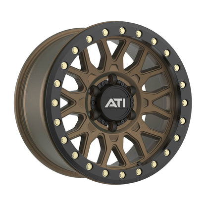 AT-01 17X8.5 HYBRID BEADLOCK WHEEL - BRONZE (6X139.7)