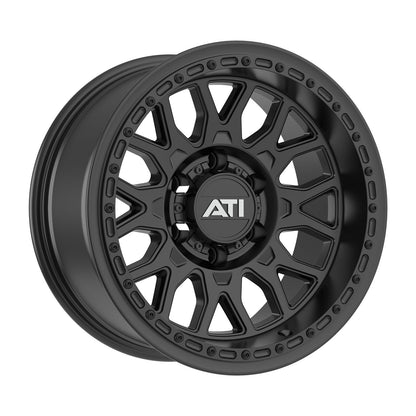 AT-01 17X8.5 HYBRID BEADLOCK WHEEL - BLACK (6X139.7)