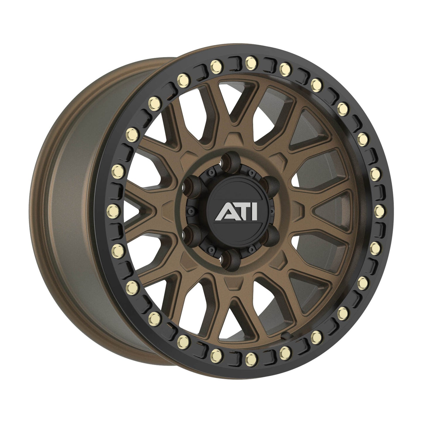 AT-01 17X8.5 HYBRID BEADLOCK WHEEL - BRONZE (6X139.7)
