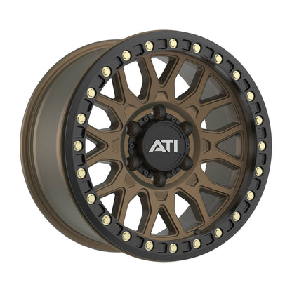 AT-01 17X8.5 HYBRID BEADLOCK WHEEL - BRONZE (6X139.7)