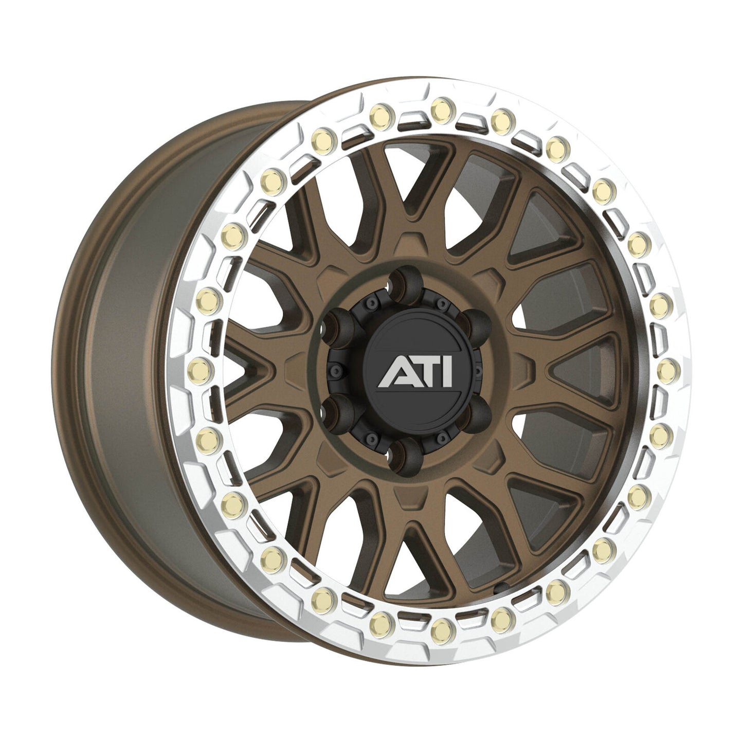 AT-01 17X8.5 HYBRID BEADLOCK WHEEL - BRONZE (6X139.7)