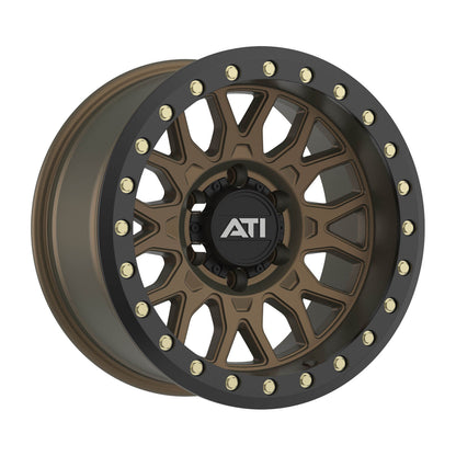 AT-01 17X8.5 HYBRID BEADLOCK WHEEL - BRONZE (5X150)