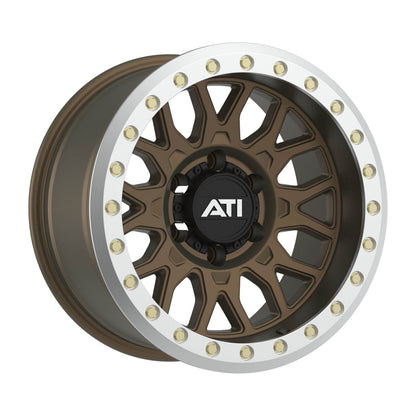 AT-01 17X8.5 HYBRID BEADLOCK WHEEL - BRONZE (5X150)