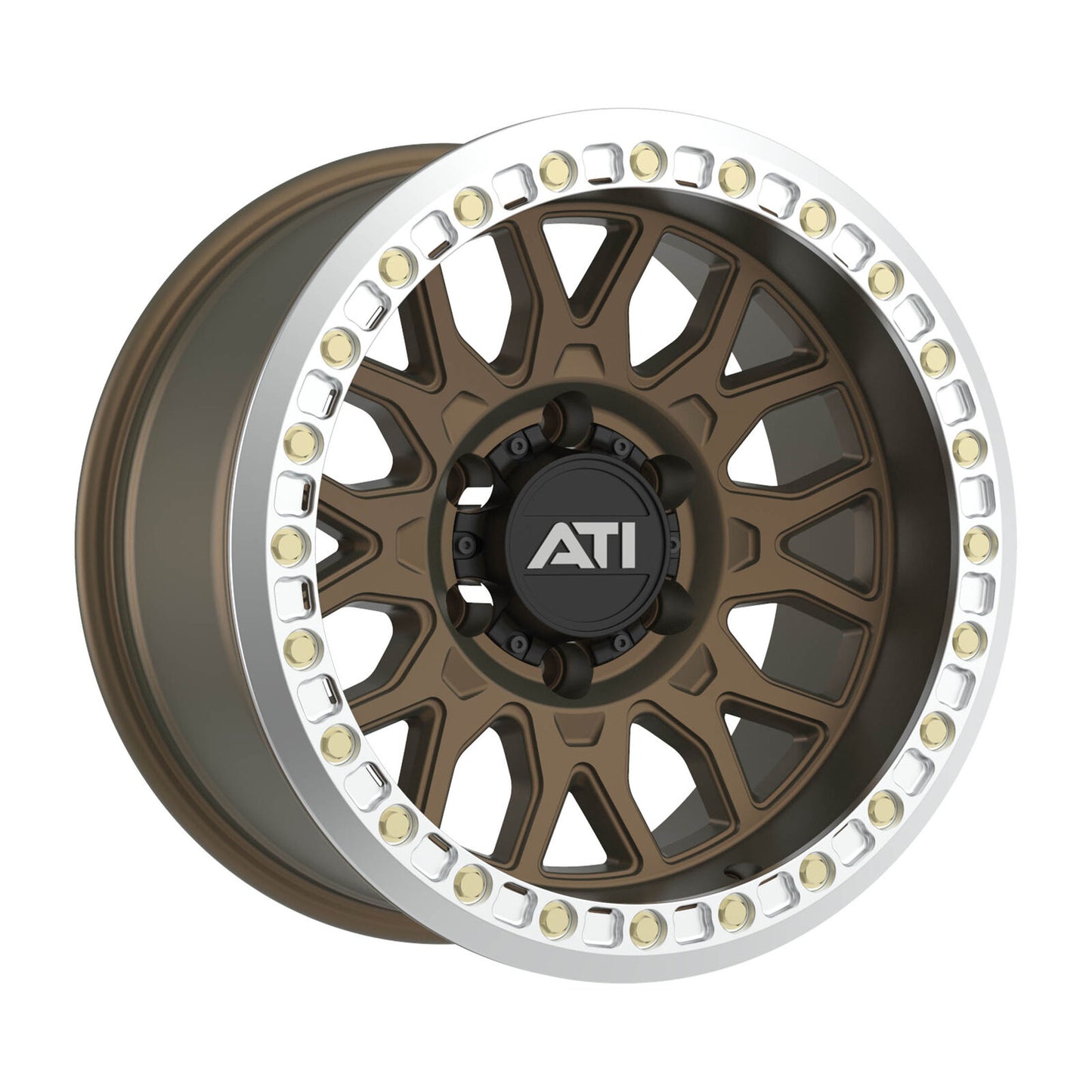 AT-01 17X8.5 HYBRID BEADLOCK WHEEL - BRONZE (5X150)