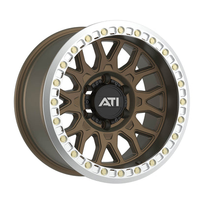 AT-01 17X8.5 HYBRID BEADLOCK WHEEL - BRONZE (5X150)