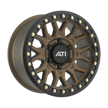 AT-01 17X8.5 HYBRID BEADLOCK WHEEL - BRONZE (6X139.7)