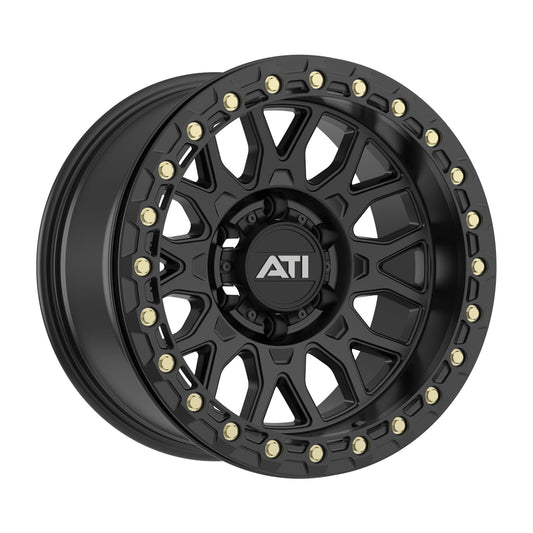 AT-01 17X8.5 HYBRID BEADLOCK WHEEL - BLACK (6X139.7)