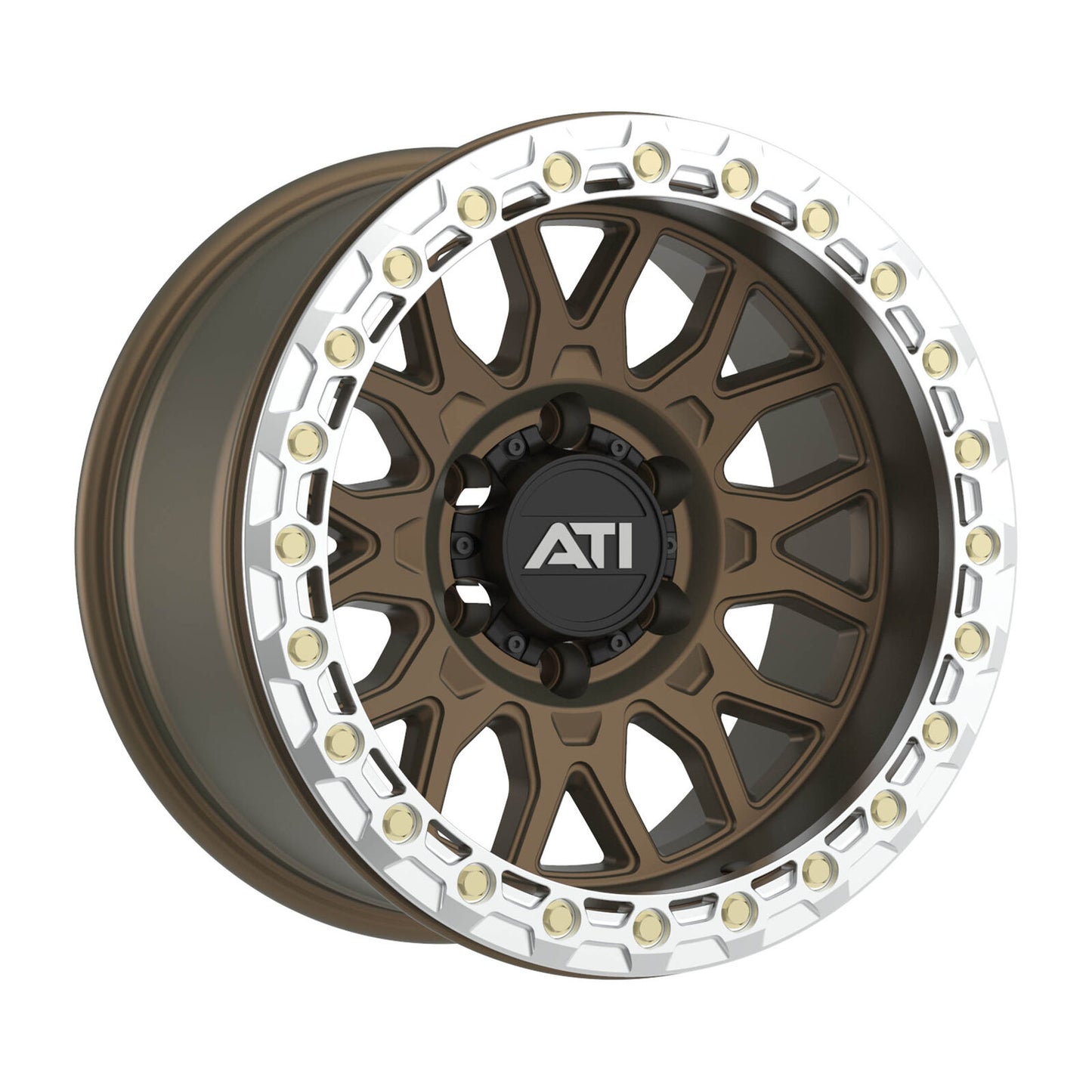 AT-01 17X8.5 HYBRID BEADLOCK WHEEL - BRONZE (5X150)