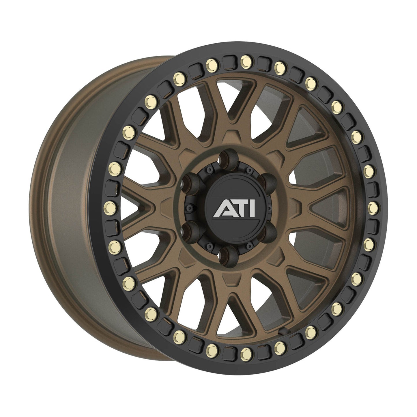 AT-01 17X8.5 HYBRID BEADLOCK WHEEL - BRONZE (6X139.7)