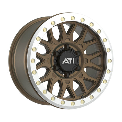 AT-01 17X8.5 HYBRID BEADLOCK WHEEL - BRONZE (6X139.7)