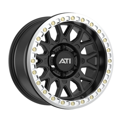 AT-01 17X8.5 HYBRID BEADLOCK WHEEL - BLACK (6X139.7)