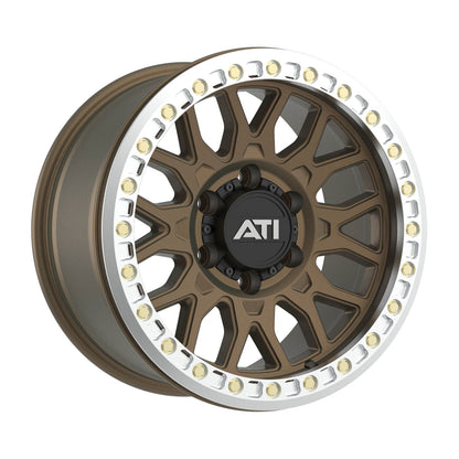 AT-01 17X8.5 HYBRID BEADLOCK WHEEL - BRONZE (6X139.7)