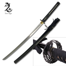 Ten Ryu Handmade Samurai Sword - Black