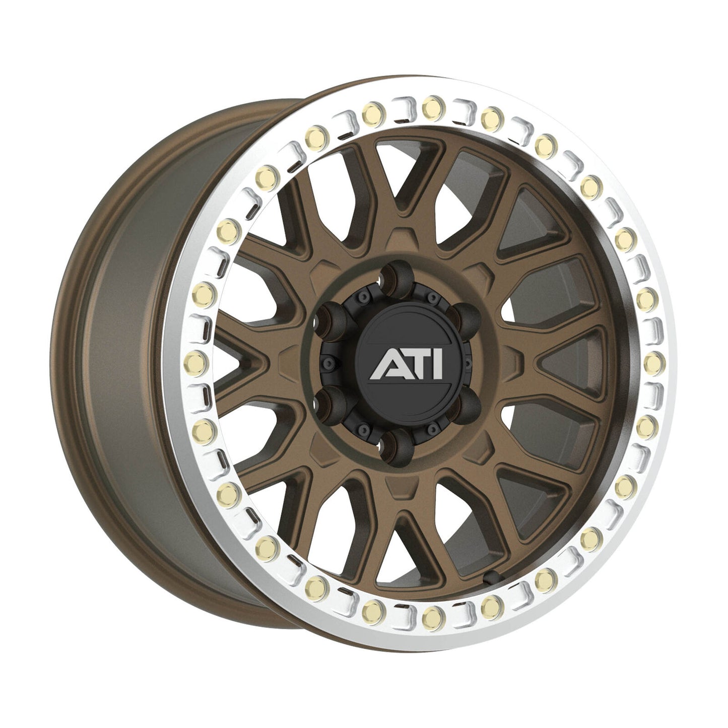 AT-01 17X8.5 HYBRID BEADLOCK WHEEL - BRONZE (6X139.7)