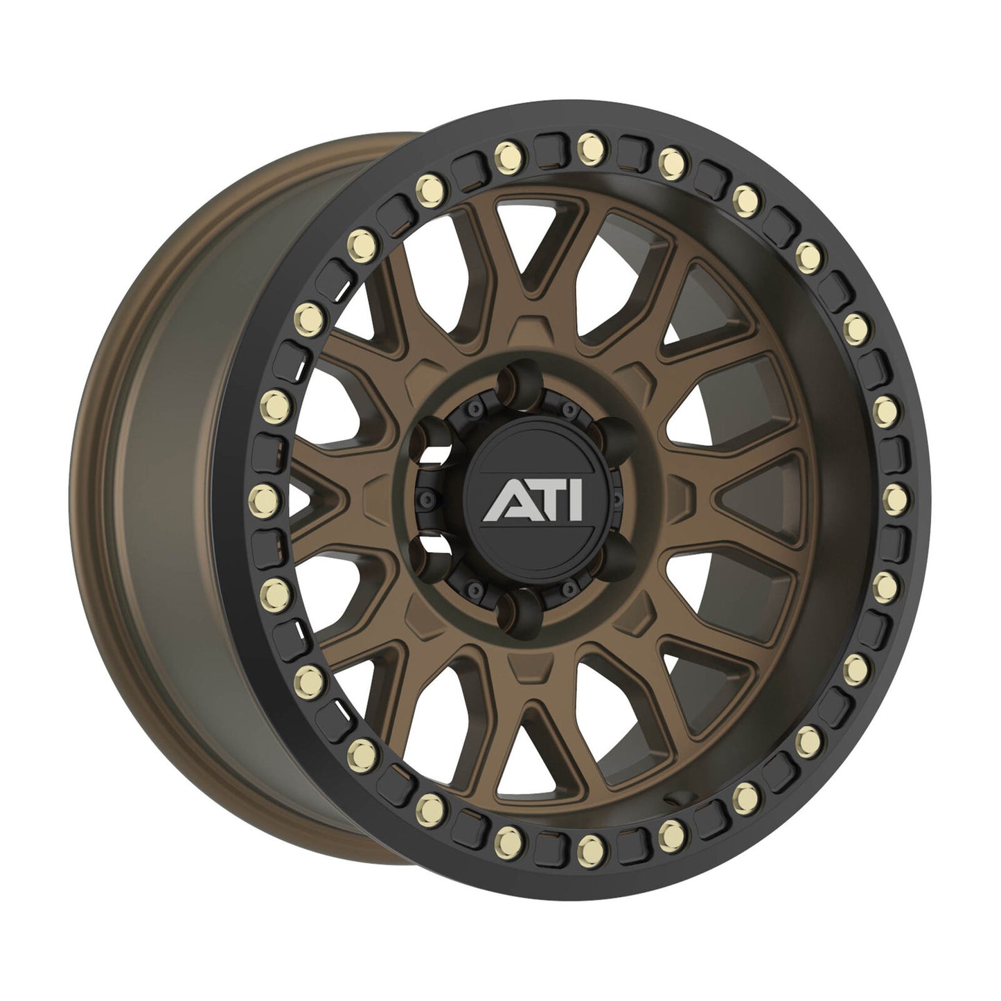 AT-01 17X8.5 HYBRID BEADLOCK WHEEL - BRONZE (5X150)
