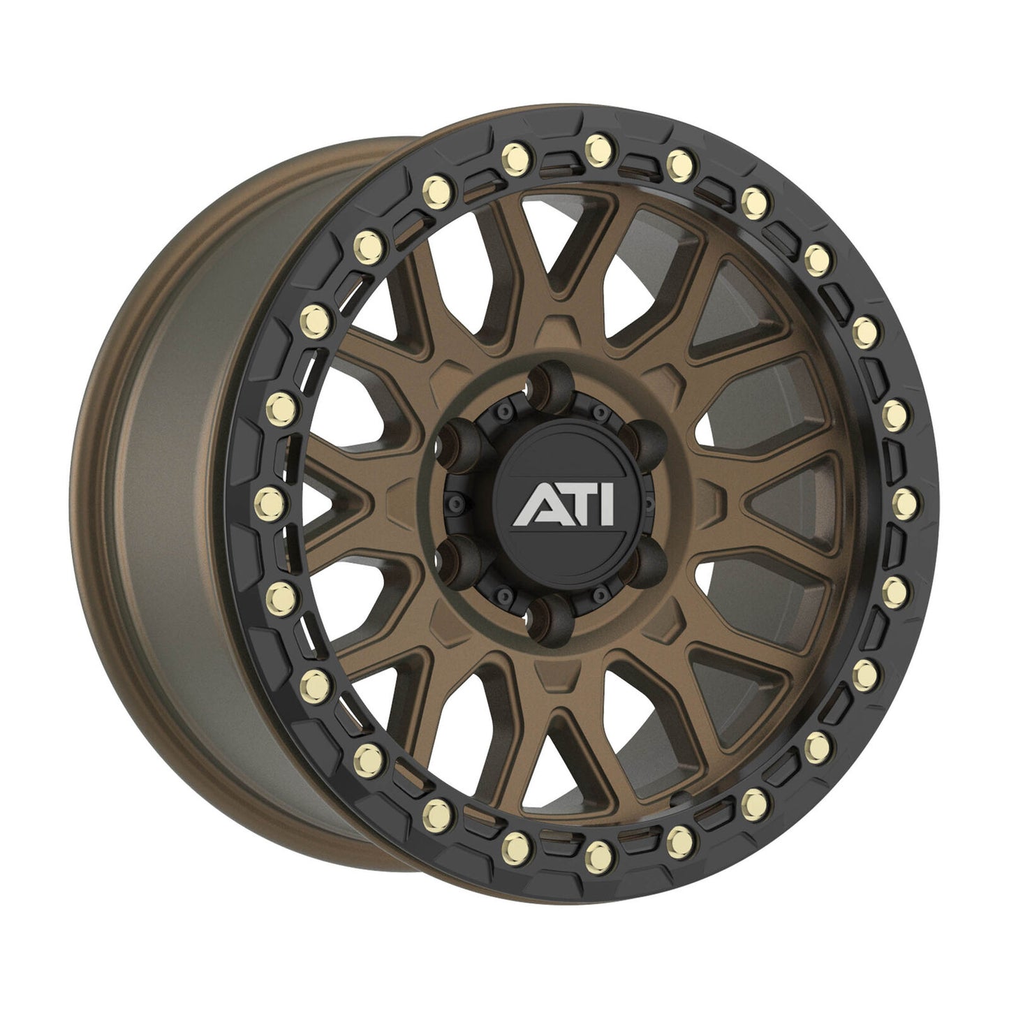 AT-01 17X8.5 HYBRID BEADLOCK WHEEL - BRONZE (6X139.7)
