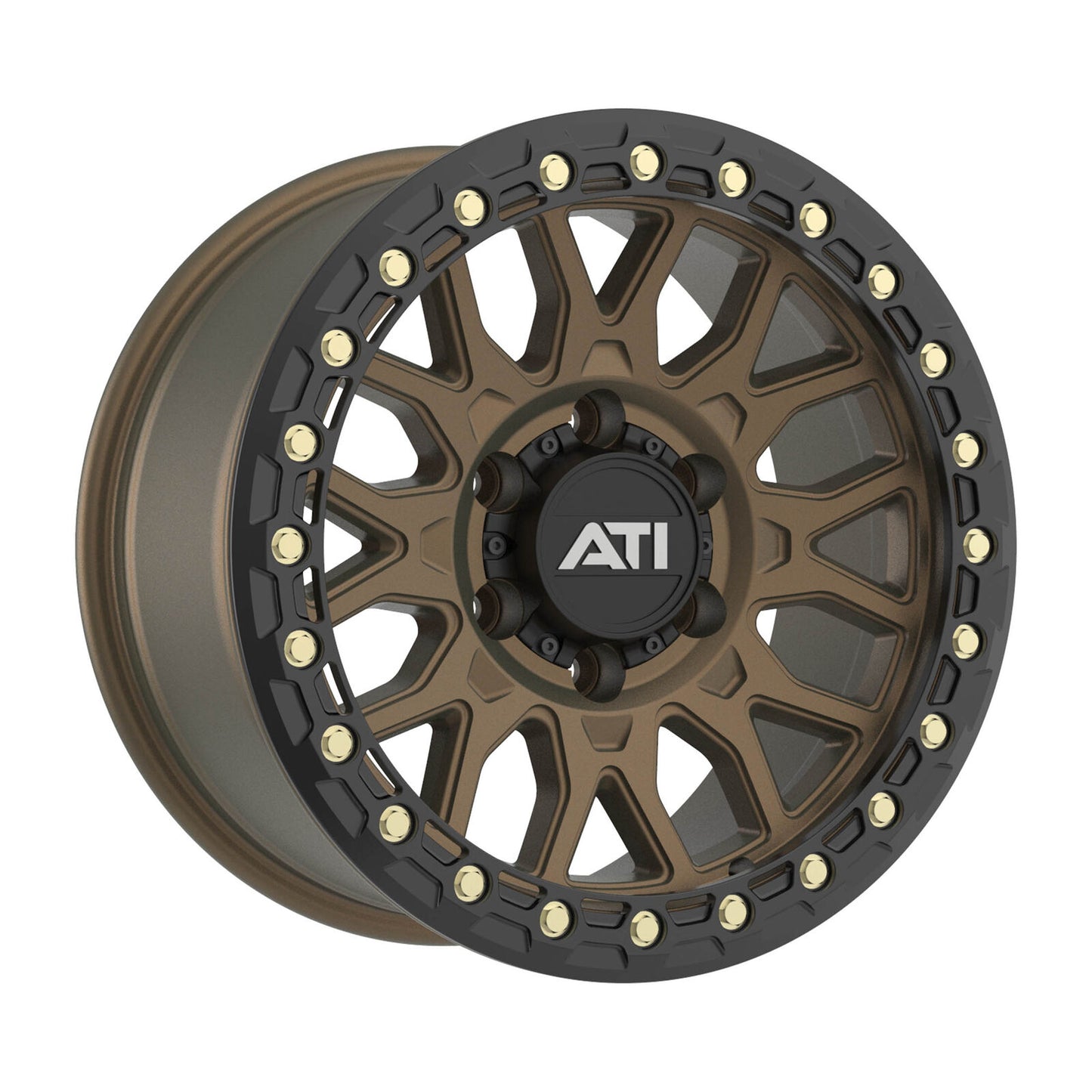 AT-01 17X8.5 HYBRID BEADLOCK WHEEL - BRONZE (6X139.7)