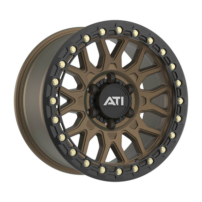 AT-01 17X8.5 HYBRID BEADLOCK WHEEL - BRONZE (6X139.7)