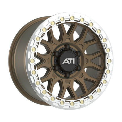AT-01 17X8.5 HYBRID BEADLOCK WHEEL - BRONZE (6X139.7)