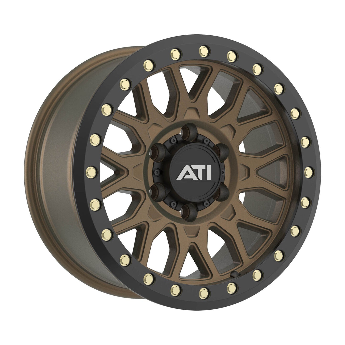 AT-01 17X8.5 HYBRID BEADLOCK WHEEL - BRONZE (6X139.7)