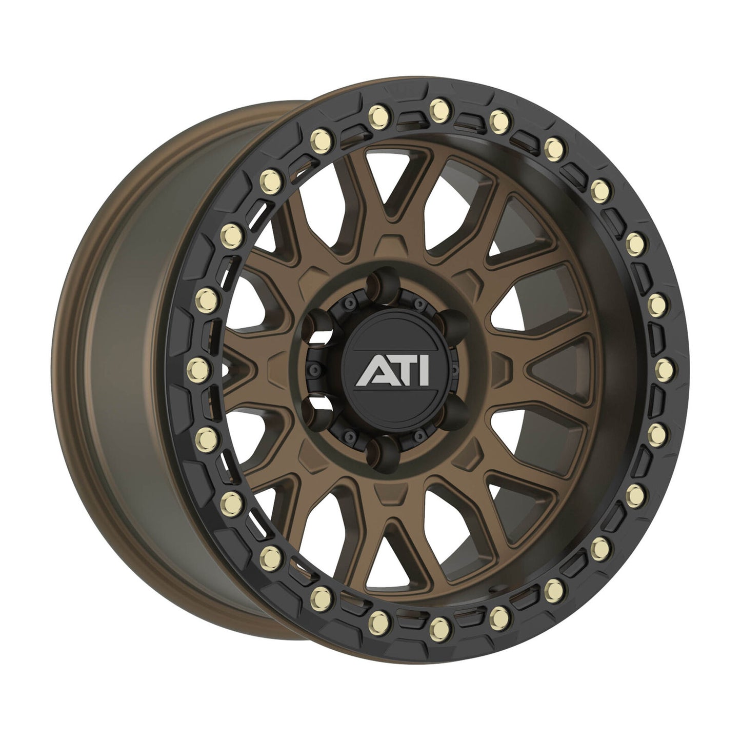 AT-01 17X8.5 HYBRID BEADLOCK WHEEL - BRONZE (5X150)