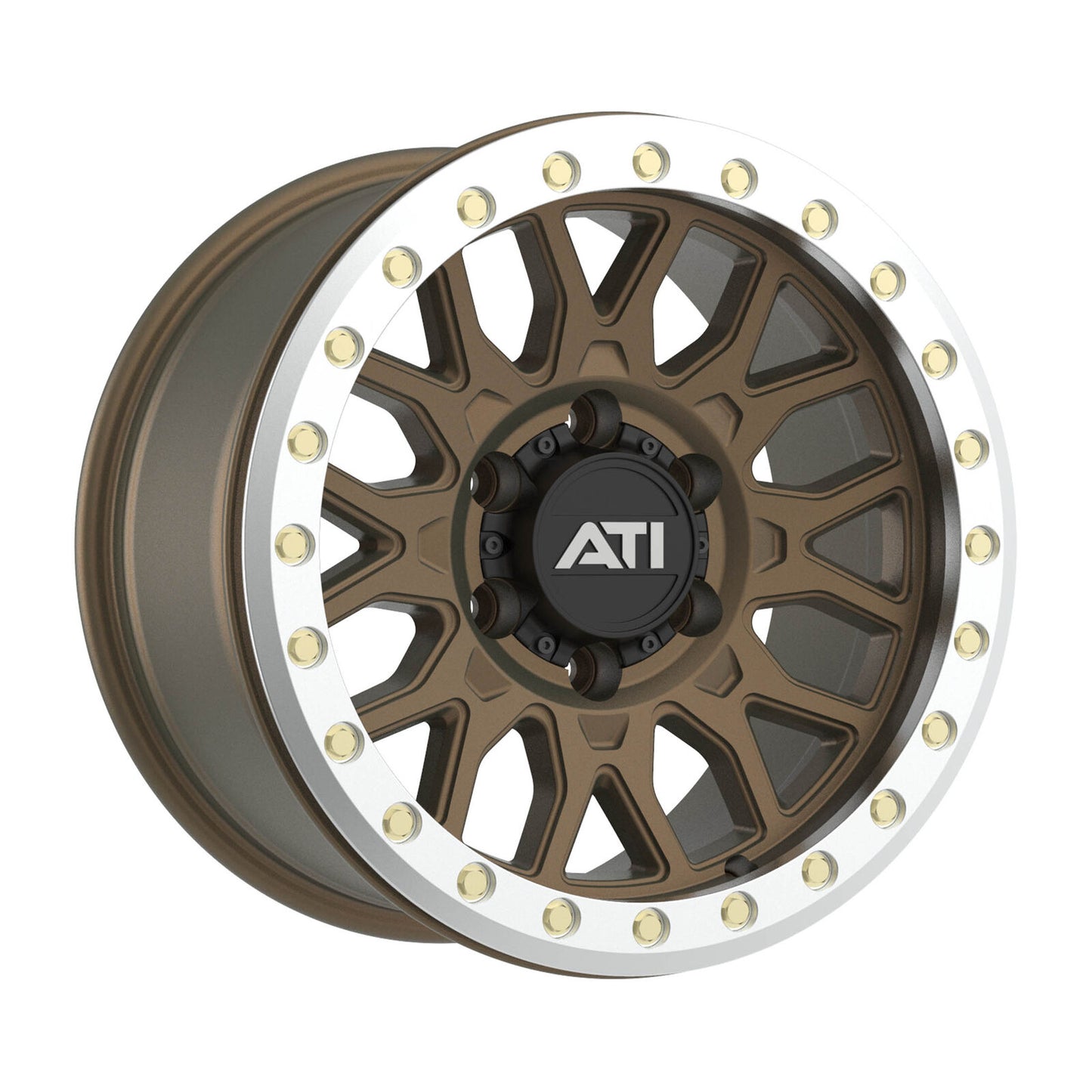 AT-01 17X8.5 HYBRID BEADLOCK WHEEL - BRONZE (6X139.7)