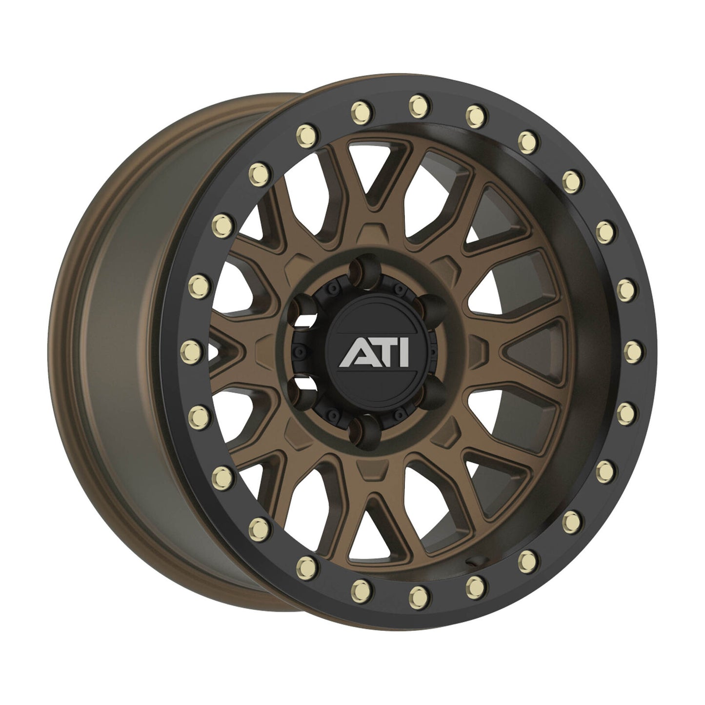 AT-01 17X8.5 HYBRID BEADLOCK WHEEL - BRONZE (5X150)