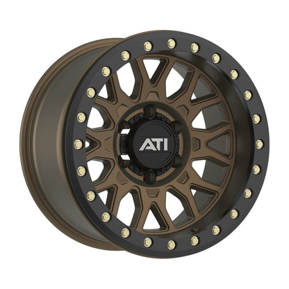 AT-01 17X8.5 HYBRID BEADLOCK WHEEL - BRONZE (5X150)