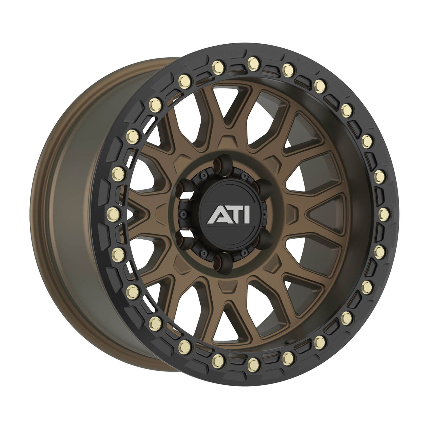 AT-01 17X8.5 HYBRID BEADLOCK WHEEL - BRONZE (5X150)