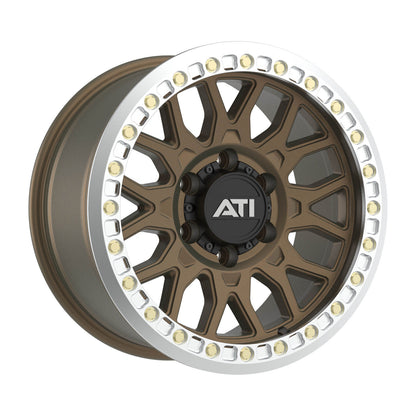 AT-01 17X8.5 HYBRID BEADLOCK WHEEL - BRONZE (6X139.7)