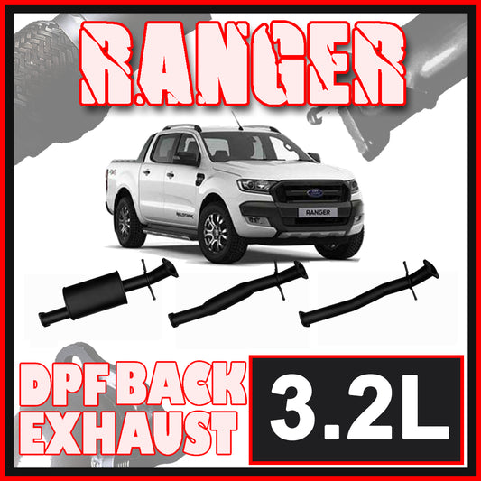 Ford Ranger Exhaust PX2/PX3 3.2L 3 Inch Systems
