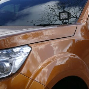 Nissan Navara NP300 2015+ bonnet LED Pair of brackets LB-023 SKU: LB-023