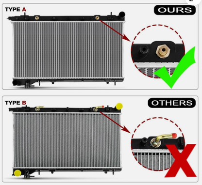 Radiator With Cap Fit For Subaru Impreza GD GG Forester SF SG 2.0L 2.5L EJ20# EJ255 1997- 2007 45111SA030