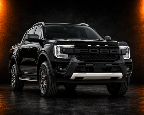 $220 FORD RANGER NEXT GEN RAPTOR STYLE GRILLE WITH  WHITE LED's EVEREST, XLT, SPORT & WILDTRAK 2022- 2026